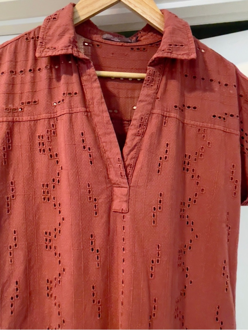 Prana Ladyland Eyelet Dress in Vino Small - Picture 7 of 11